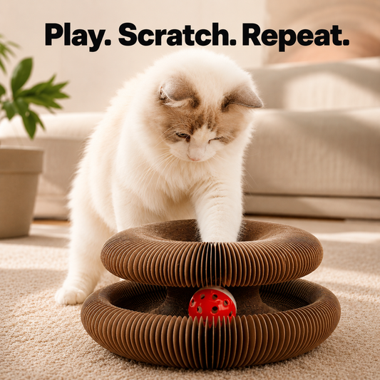 Happy Tusk™ Cat Stretcher – Interactive Cat Scratcher For Happy Indoor Cats