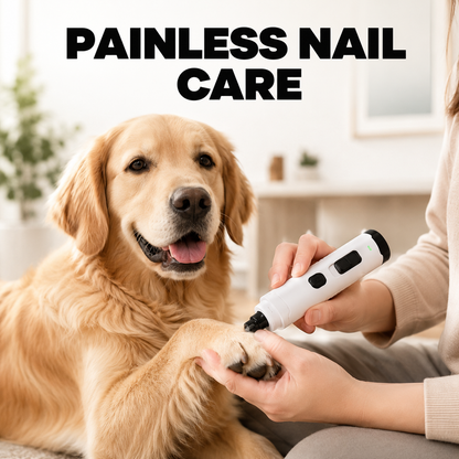 Happy Tusk™ Quiet Pet Nail Grinder - Safe, Gentle Nail Care For Dogs & Cats