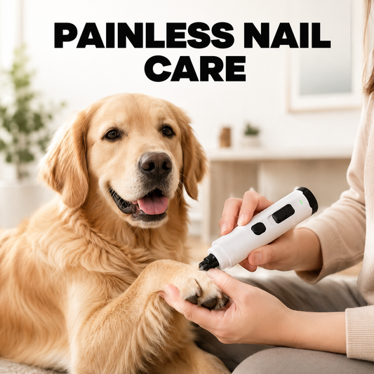 Happy Tusk™ Quiet Pet Nail Grinder - Safe, Gentle Nail Care For Dogs & Cats