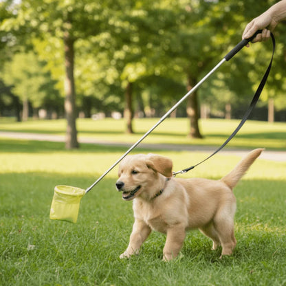 Foldable Pet Poop Scooper Non-Contact Extendable Handle Dog Walking Toilet Portable Dog Poop Catcher Yard Cleaning